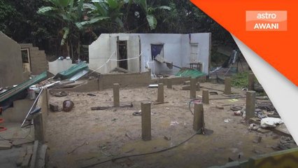 Banjir Pantai Timur | Enam rumah musnah dibadai arus deras