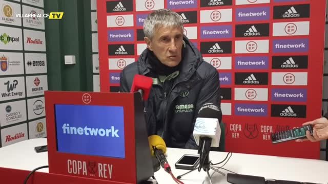 Setién: El Valencia no se nos va a encerrar. Este partido no nos va a dejar secuelas