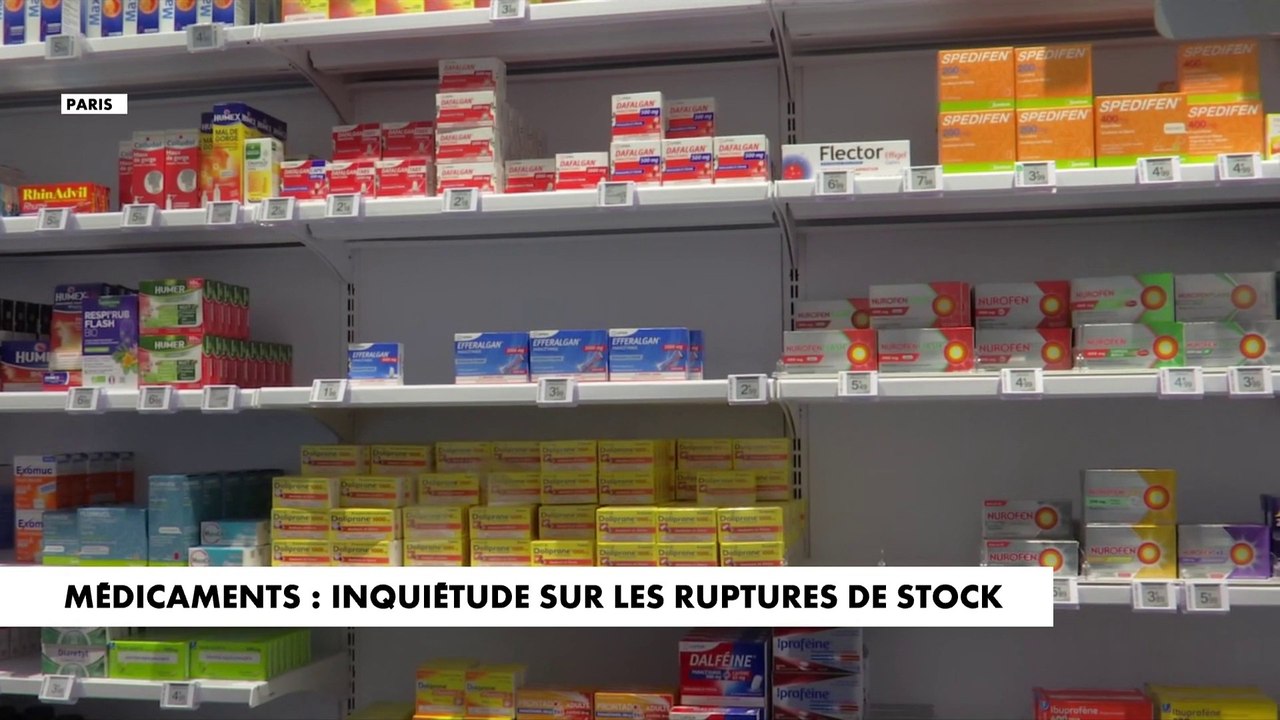 Médicaments : inquiétude sur les ruptures de stock en pharmacie