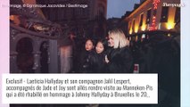Laeticia Hallyday, Jade et Joy face à Johnny version mini : c'est l'éclate en famille avec Jalil Lespert à Bruxelles !