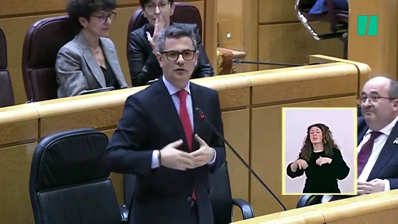 La réplica de Félix Bolaños a Josep Lluís Cleries (Junts per Catalunya): "Utiliza usted argumento del año 60"