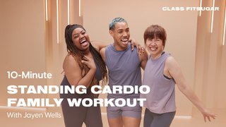 Grab Your Family and Have Fun With This Festive 10-Minute Standing Cardio Workout