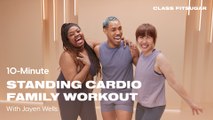 Grab Your Family and Have Fun With This Festive 10-Minute Standing Cardio Workout