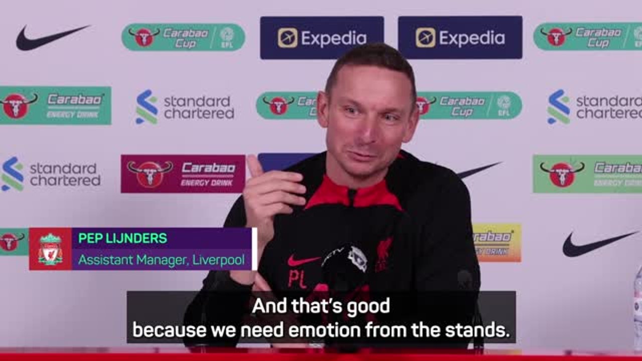 Pep Lijnders urges fans to behave themselves