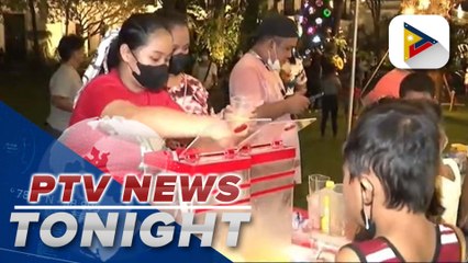 Food stalls set up at Palace grounds for visitors