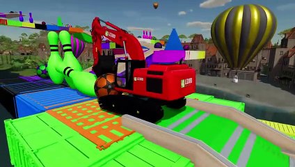 Farming Simulator 22  LIZARD CATERPILLAR EXCAVATORS DEATH RUN PARKOUR