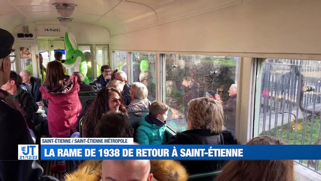 A la UNE : La J74 de la STAS, une rame de 1938 était de sortie ! / Le centre commercial Steel renforce sa sécurité / Les communes du monts du Pilat revitalisées.