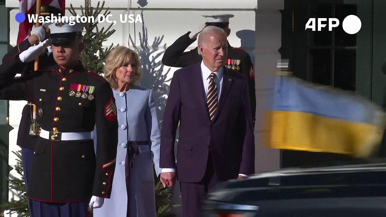 Selenskyj in Washington von US-Präsident Biden empfangen