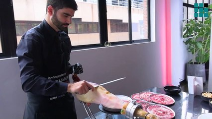 Qué tener en cuenta cuando cortamos un jamón ibérico