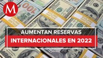 Reservas internacionales aumentan y suman 199 mil 438 mdd