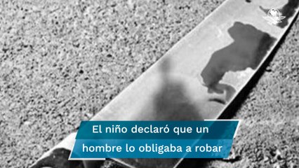 Niño que asaltaba en Toluca con cuchillo en mano, se quedará bajo el cuidado de su abuela