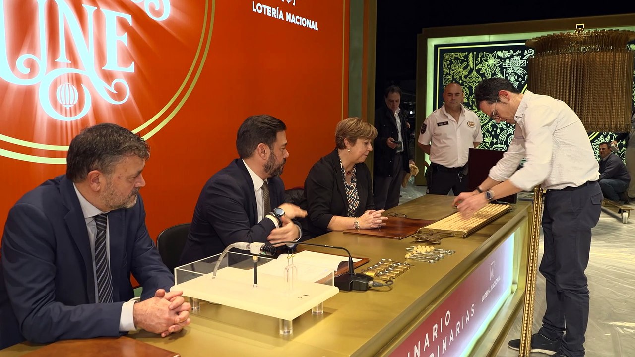 Últimos preparativos del Sorteo Extraordinario de Navidad 2022