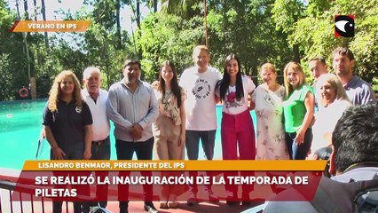 Se realizó la inauguración de la temporada de piletas
