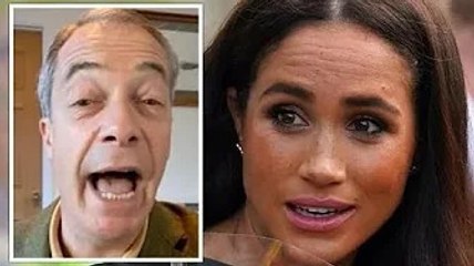 Nigel Farage frappe Meghan Markle alors qu'un nouveau clip montre qu'elle savait faire la révérence