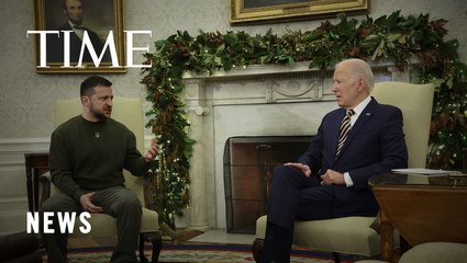 Zelensky Meets Biden in Washington as War in Ukraine Rages On