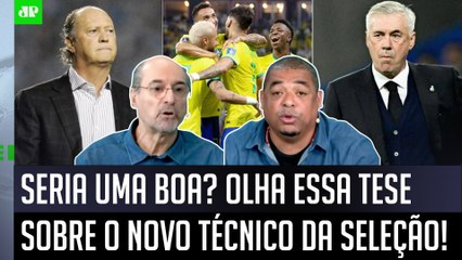 "SERIA UM DELÍRIO? Se EU FOSSE a CBF, o NOVO TÉCNICO da Seleção poderia..." OLHA essa TESE!