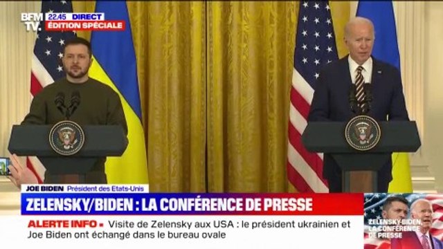 Zelensky reçu par Biden à Washington: suivez la conférence de presse des deux dirigeants, en direct sur BFMTV