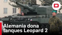 Llega a suelo checo el primero de los tanques Leopard 2 donados por Alemania