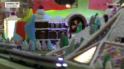 Lebkuchen-Stadt in London: Das Museum der Architektur hat gebacken