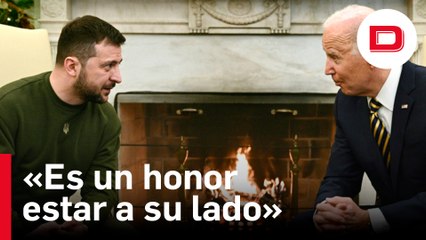 Biden a Zelenski: «Es un honor estar a su lado contra una guerra brutal librada por Putin»