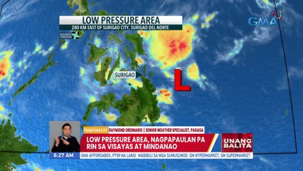 LPA, nagpapaulan pa rin sa Visayas at Mindanao - Weather update as of 6:27 AM (December 22, 2022) | UB