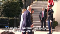 Közös sajtótájékoztatót tartott Zelenszkij és Biden a Fehér Házban