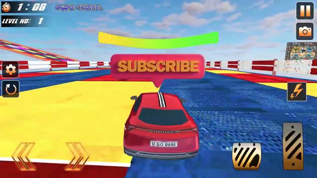 Crazy Mega Ramp Car Stunt 3D / Impossible Stunts Car Driver Games / Android GamePlay