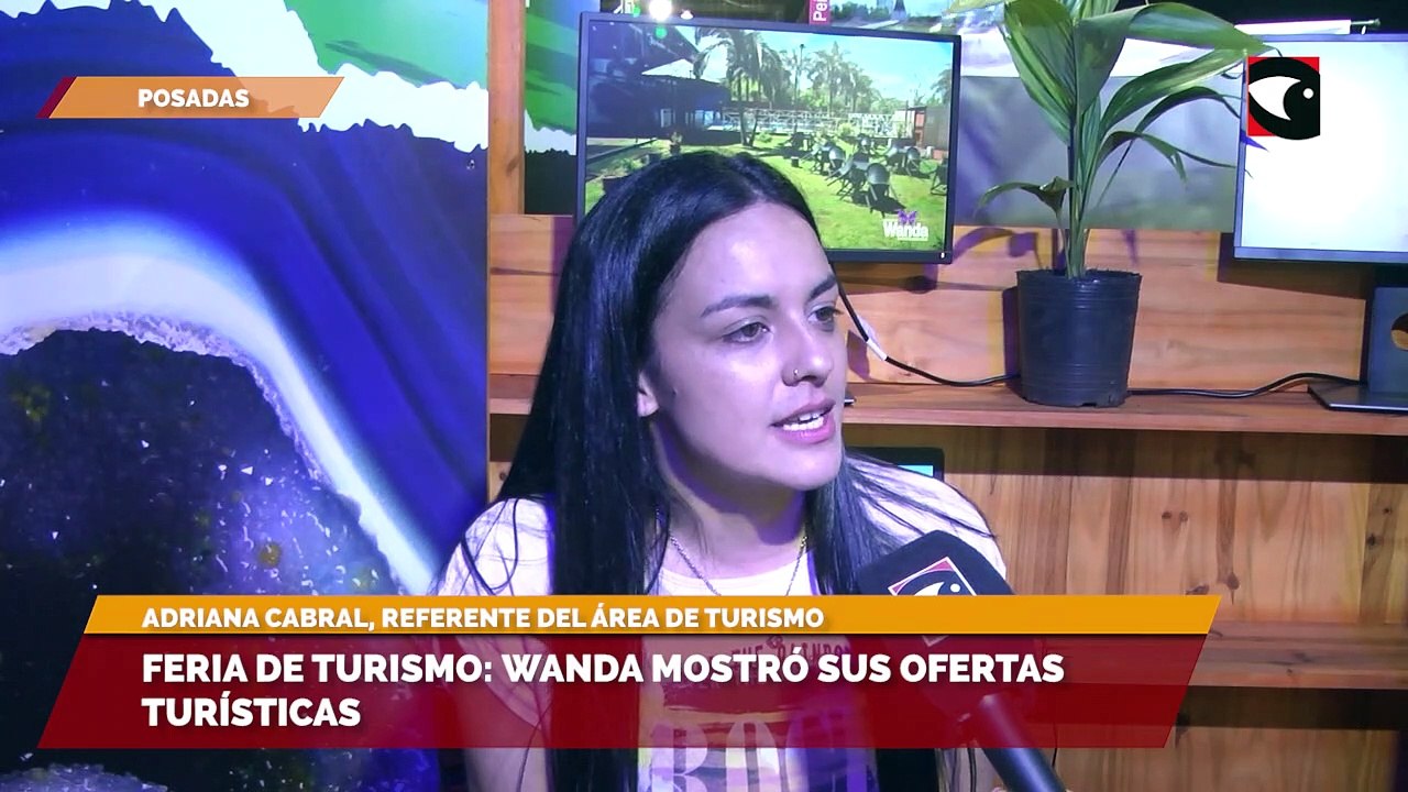 Wanda mostró sus ofertas turísticas.