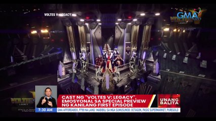 Cast ng "Voltes V: Legacy", emosyonal sa special preview ng kanilang first episode | UB