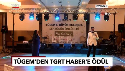 TÜGEM'den TGRT Haber'e Ödül Verildi - TGRT Haber