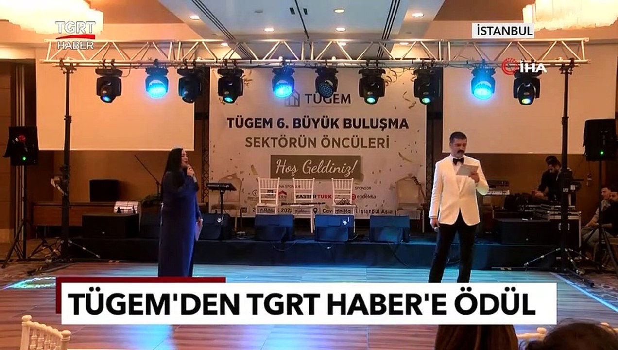 TÜGEM'den TGRT Haber'e Ödül Verildi - TGRT Haber