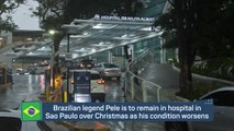 Pele to spend Christmas in hospital as condition worsens