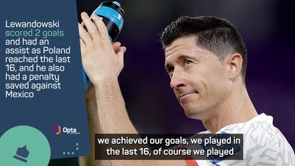 Lewandowski content with Poland's World Cup after last 16 exit