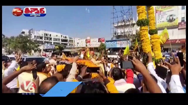 TDP Chief Chandrababu Naidu Comments On Telangana State At Khammam TDP Public Meeting | V6 Teenmaar