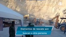 Recuperan un cuerpo tras derrumbe en mina de Teacalco, Amacuzac