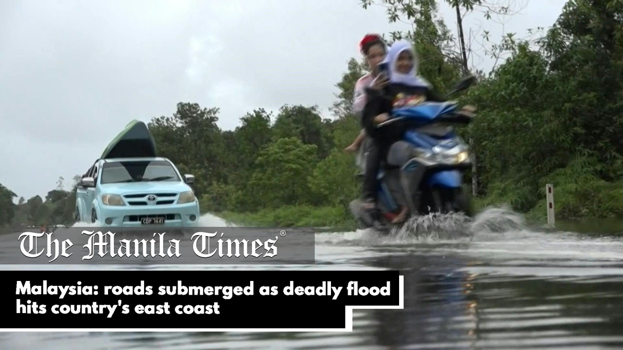 Malaysia: roads submerged as deadly flood hits country's east coast