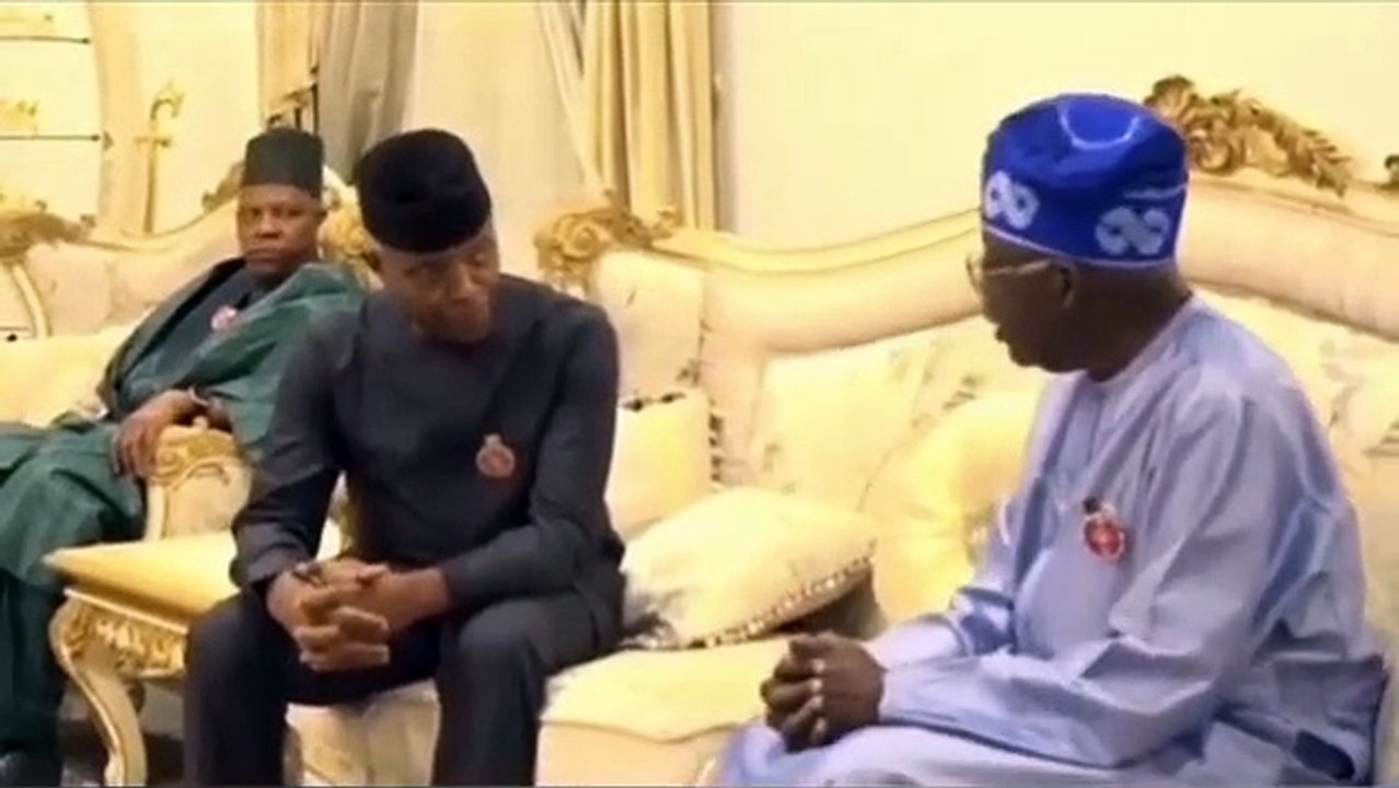 Osinbajo pays visit to bola tinubu and shettima in Abuja