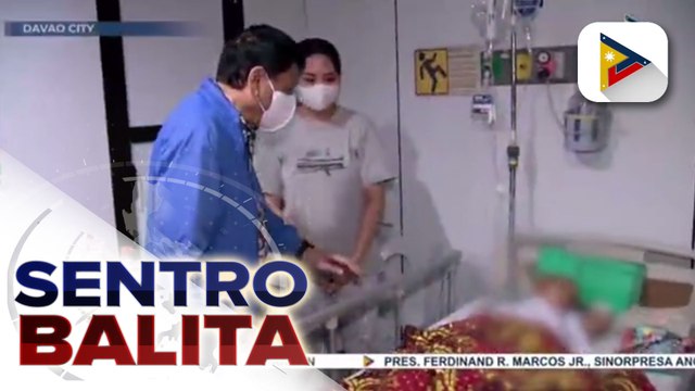 Dating Pres. Duterte, binisita at nagbigay ng regalo sa mga batang naka-confine sa SPMC-Children’s Cancer Institute; Duterte, nagbigay rin ng lakas ng loob sa mga bata