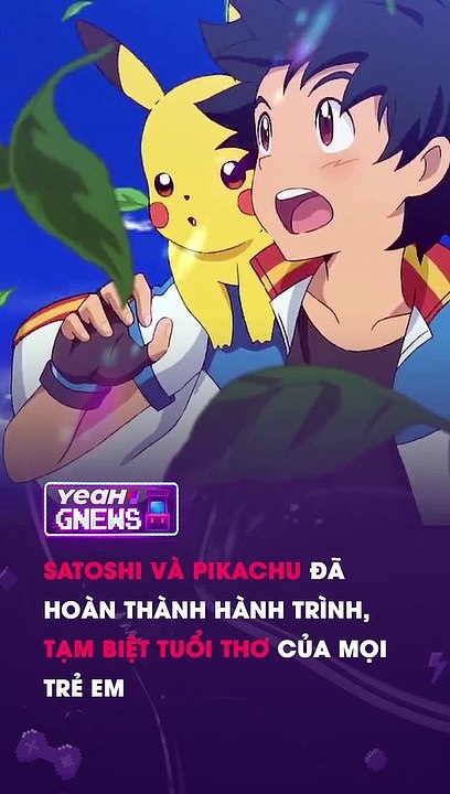 Tạm biệt Satoshi và Pikachu #satoshi #pikachu