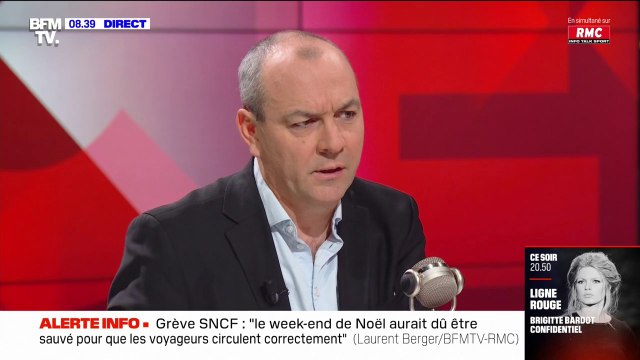 Grève SNCF: Il faut au moins sauver le week-end du Nouvel an , selon Laurent Berger