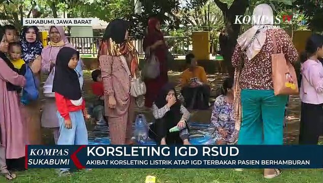 Akibat Korsleting Listrik Atap IGD Terbakar Pasien Berhamburan
