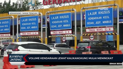Volume Kendaraan Lewat Kalikangkung Mulai Meningkat