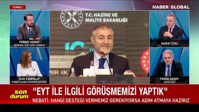 Bakan Nebati'den asgari ücret mesajı ve EYT açıklaması! O günü işaret etti