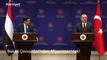 Dışişleri Bakanı Mevlüt Çavuşoğlu'ndan Afganistan'da getirilen yasağa tepki