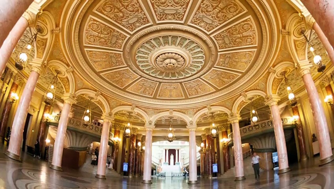 Ateneul Roman Bucuresti. Bucharest Athenaeum, a Jewel of the Romanian Culture.