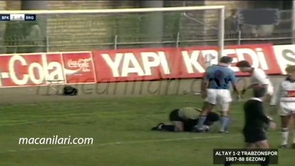 Altay 1-2 Trabzonspor [HD] 28.11.1987 - 1987-1988 Turkish 1st League Matchday 14