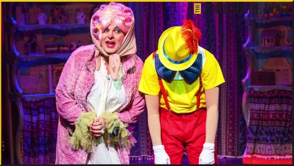 Panto Dame in Pinocchio at the Georgian Theatre in Richmond
