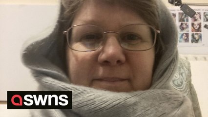 UK artist can't afford to heat her home due to energy prices - in flat which gets so cold she can see her BREATH