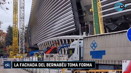 La fachada del Bernabéu toma forma