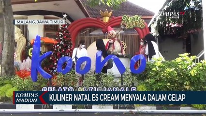 Kuliner Natal Es Krim Menyala Dalam Gelap
